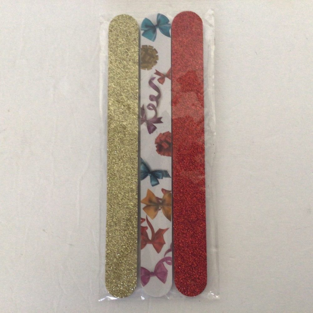 PACIFIC WORLD GLAM NAIL FILES SET OF THREE NWT